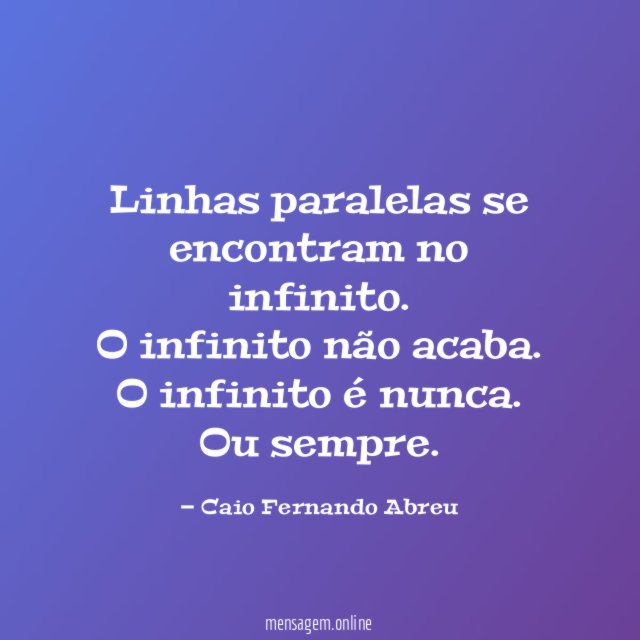Linhas paralelas se encontram no infinito