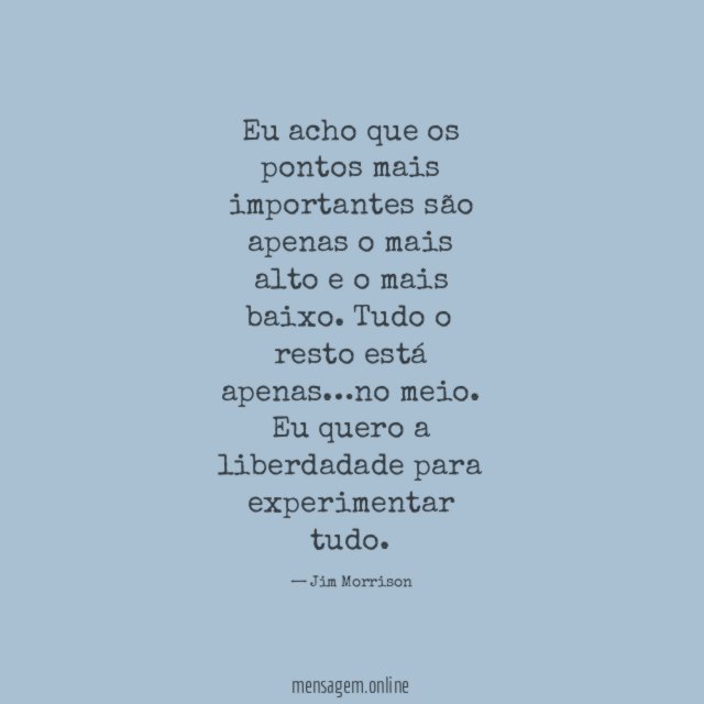 Eu acho que os pontos mais importantes são