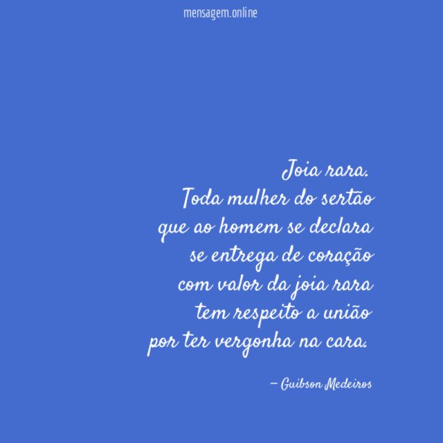 Joia rara.