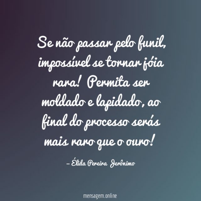 Se não passar pelo funil