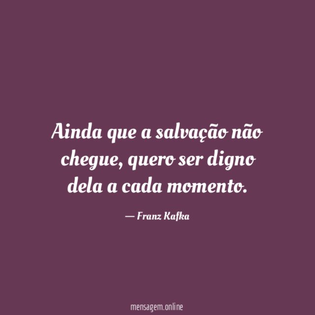 Ainda que a salvação não chegue