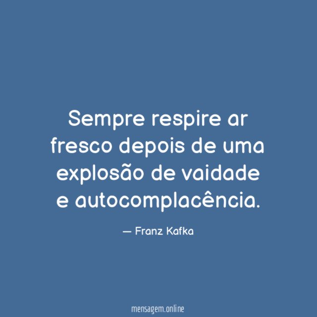Sempre respire ar fresco depois de uma explosão