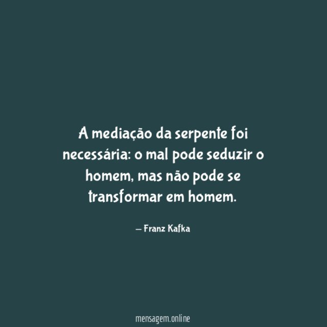 A mediação da serpente foi necessária