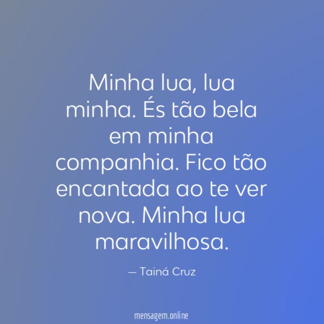 Minha lua