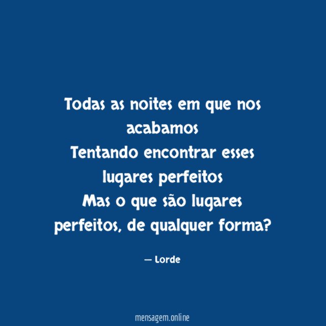 Todas as noites em que nos acabamos Tentando encontrar
