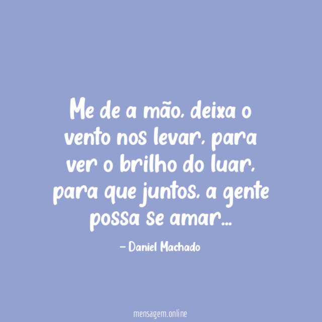 Me de a mão