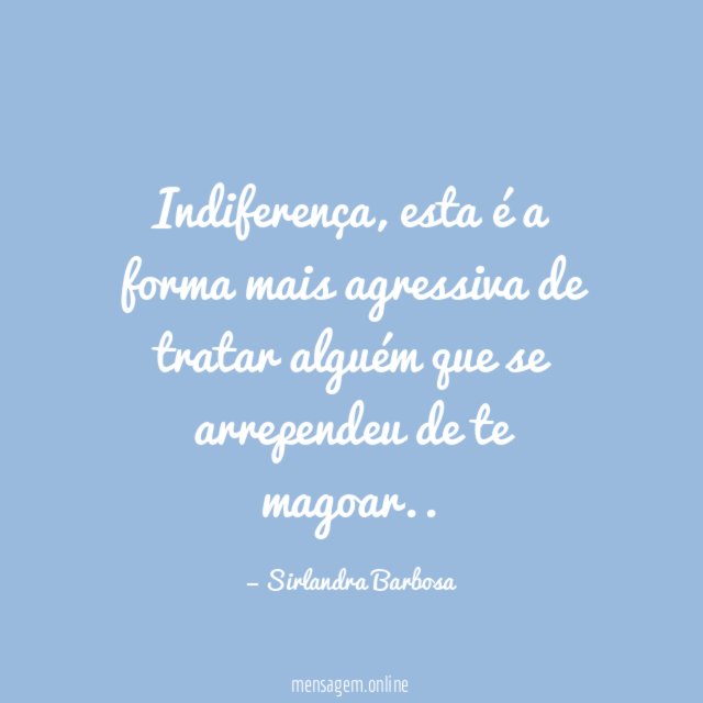 Indiferença
