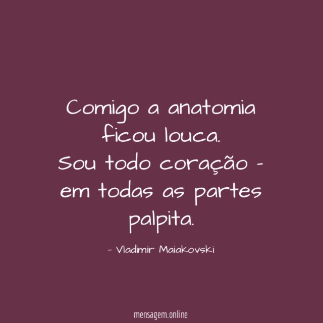 Comigo a anatomia ficou louca