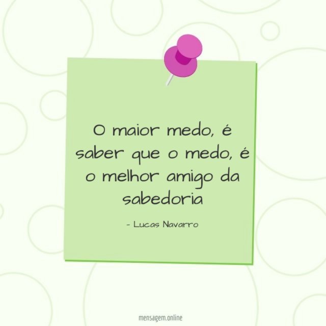 O maior medo