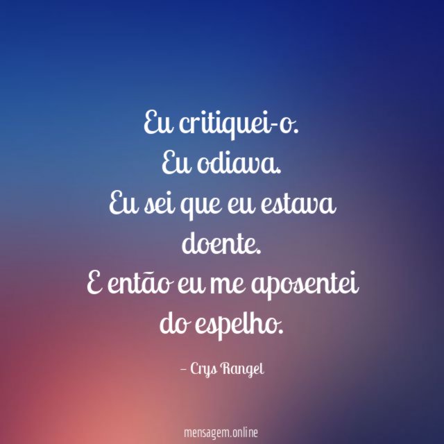 Eu critiquei-o