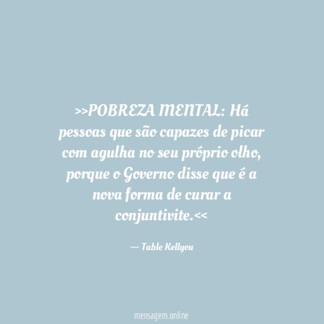POBREZA MENTAL