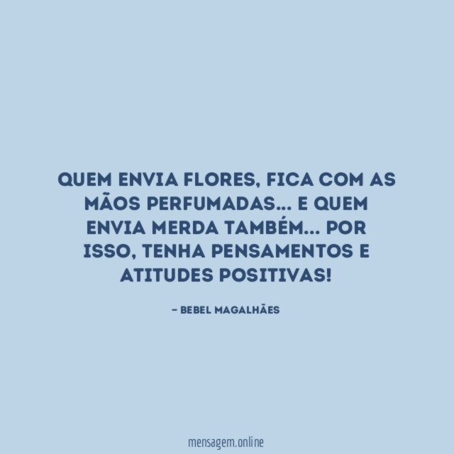 Quem envia flores