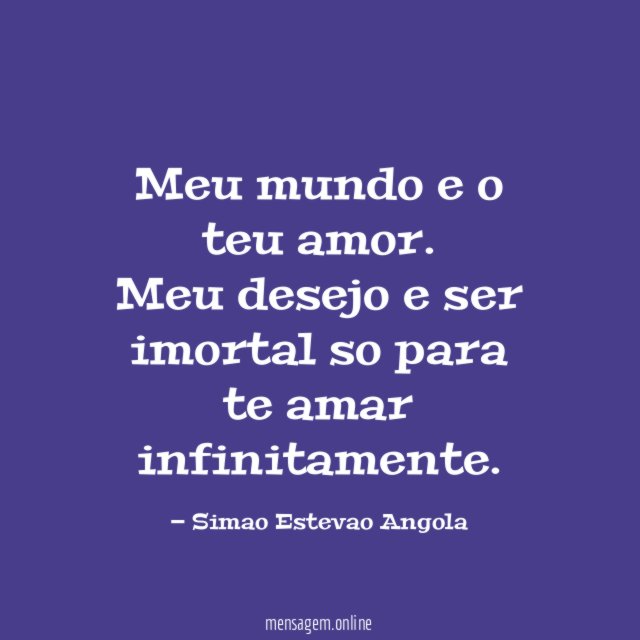 Meu mundo e o teu amor
