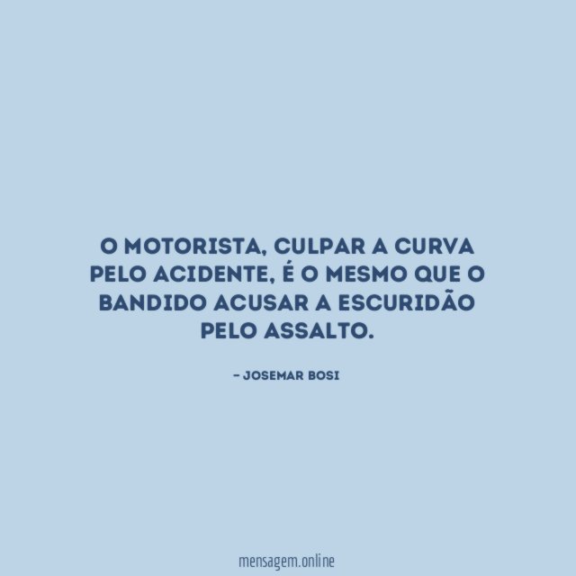 O motorista