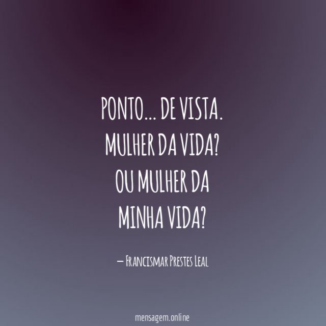 Ponto… De Vista.