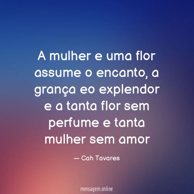 A mulher e uma flor assume o encanto