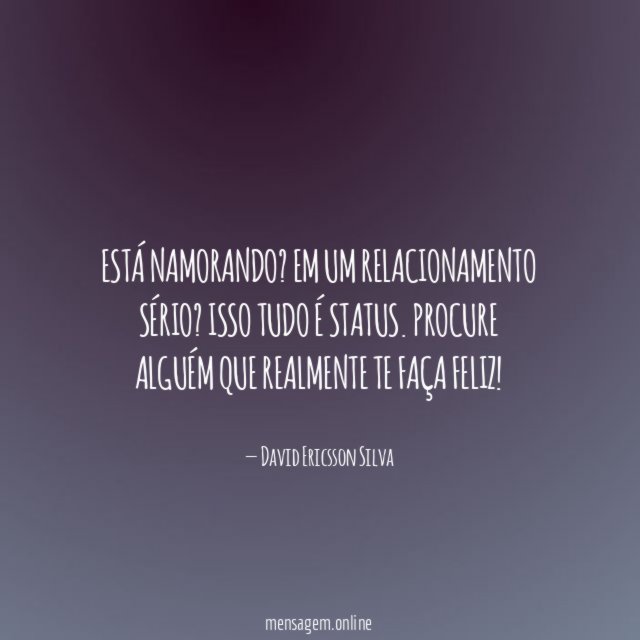 Está namorando