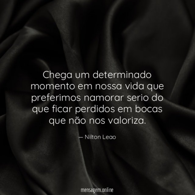 Chega um determinado momento em nossa vida que