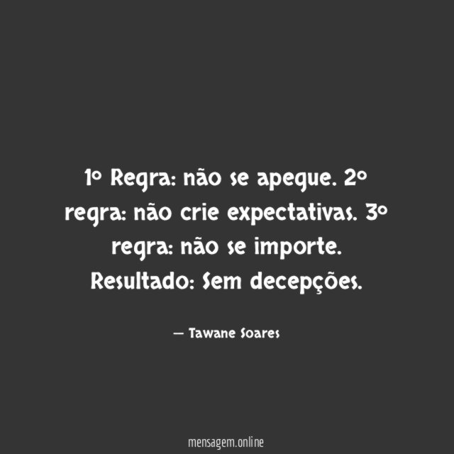 1º Regra