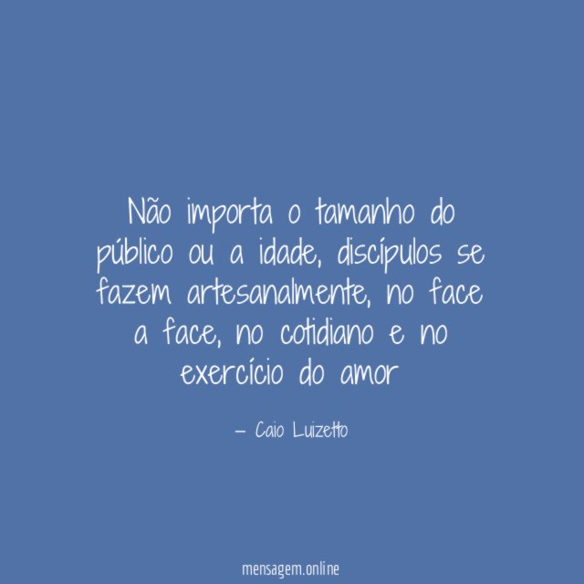 Não importa o tamanho do público ou a idade