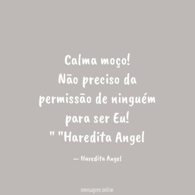 Calma moço