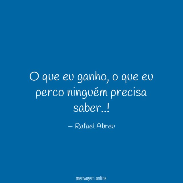 O que eu ganho