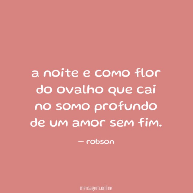 a noite e como flor do ovalho que