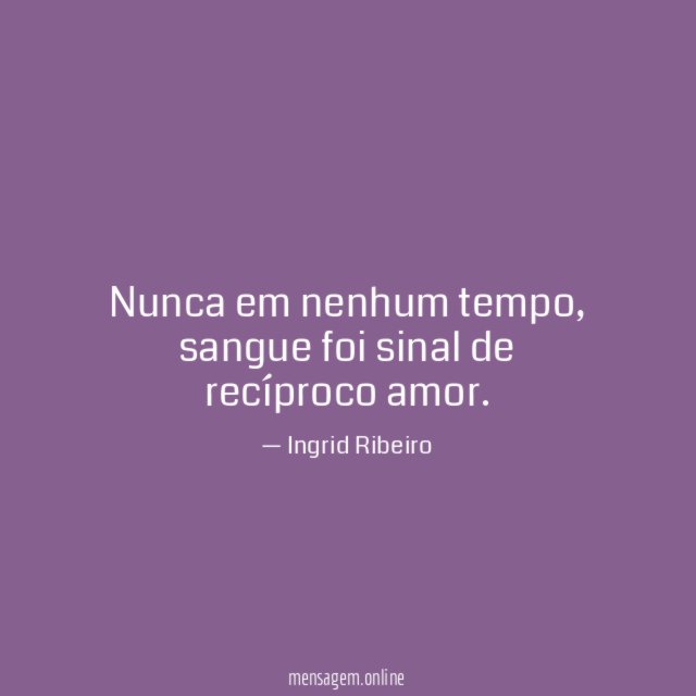 Nunca em nenhum tempo