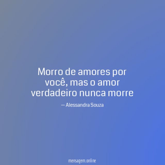 Morro de amores por você