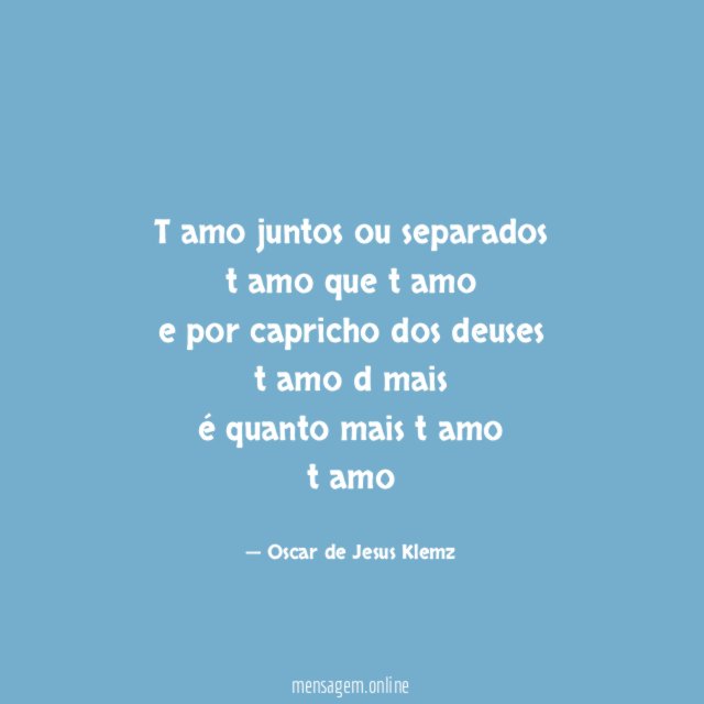 T amo juntos ou separados t amo que t