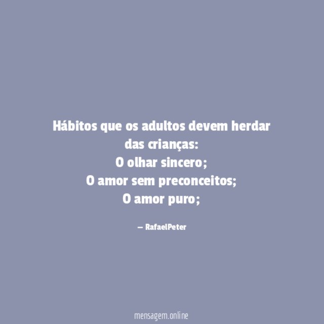 Hábitos que os adultos devem herdar das crianças