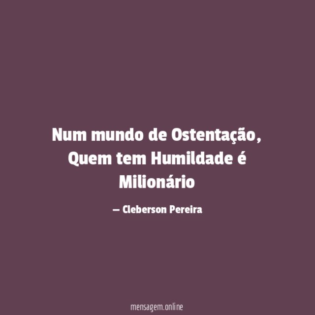 Num mundo de Ostentação