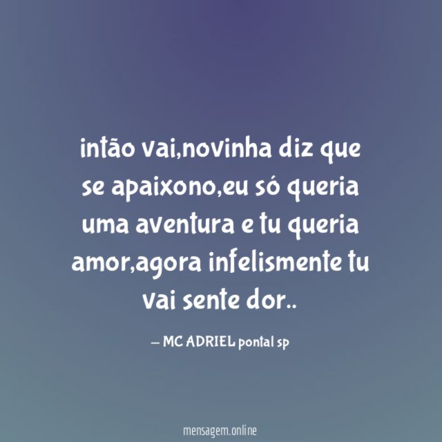 intão vai