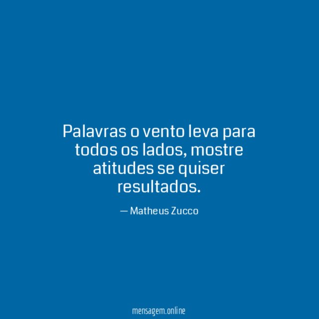 Palavras o vento leva para todos os lados