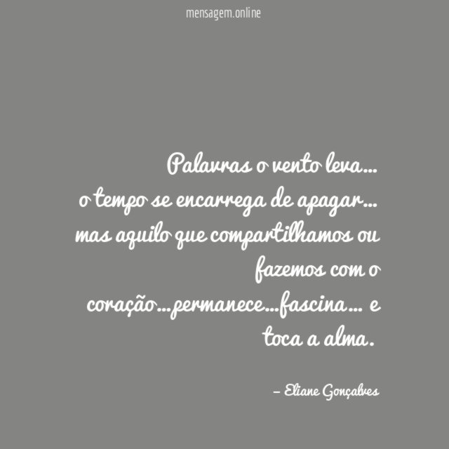 Palavras o vento leva