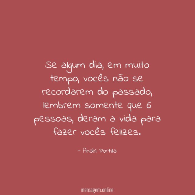 Se algum dia
