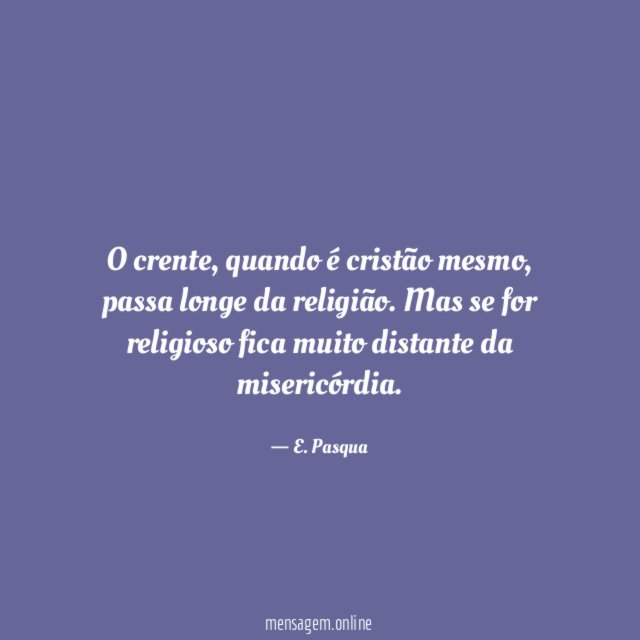 O crente