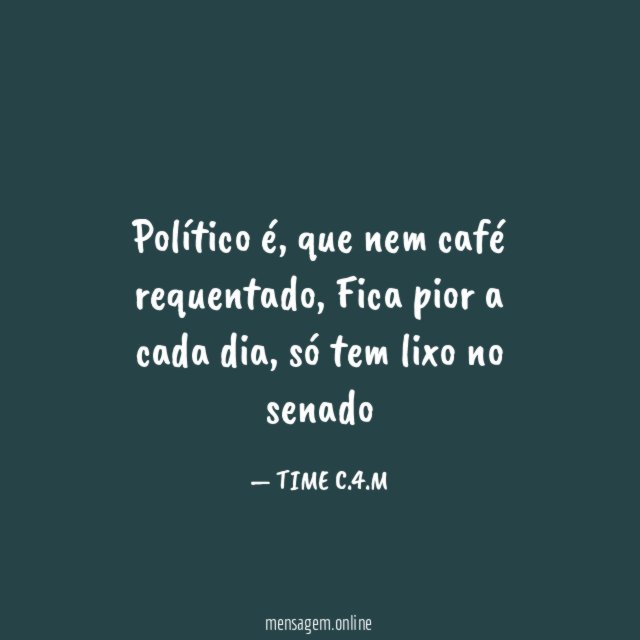Político é