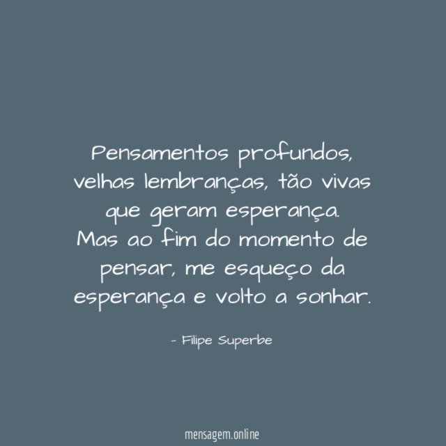 Pensamentos profundos