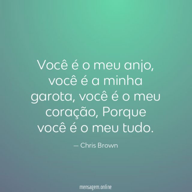 Você é o meu anjo