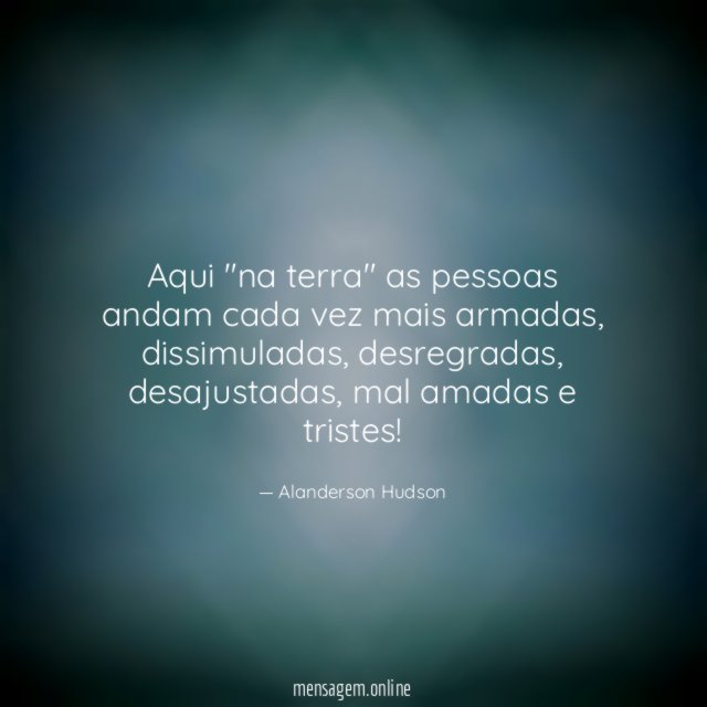 Aqui "na terra" as pessoas andam cada vez mais armadas