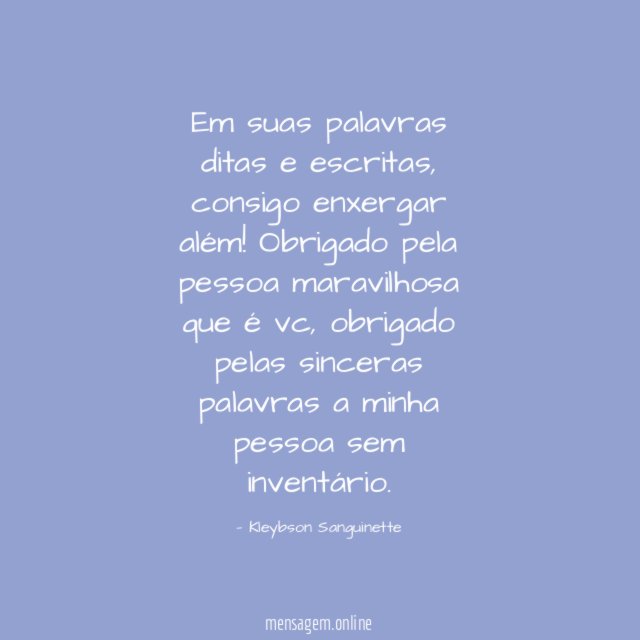Em suas palavras ditas e escritas