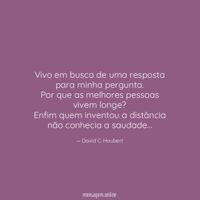 Vivo em busca de uma resposta para minha pergunta.