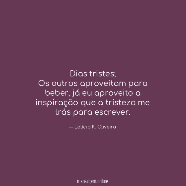 Dias tristes