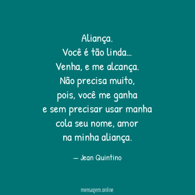 Aliança.