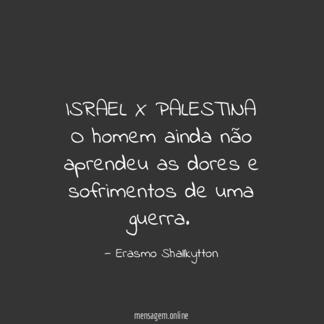 ISRAEL X PALESTINA