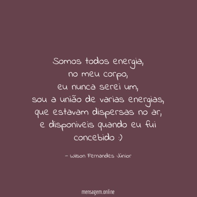 somos todos energia