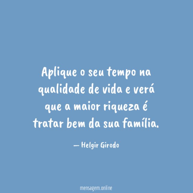 Aplique o seu tempo na qualidade de vida