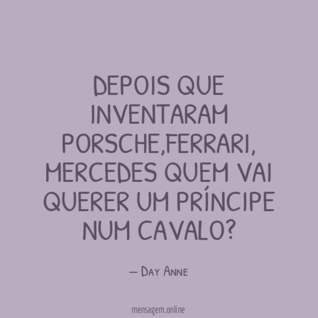 Depois que inventaram Porsche
