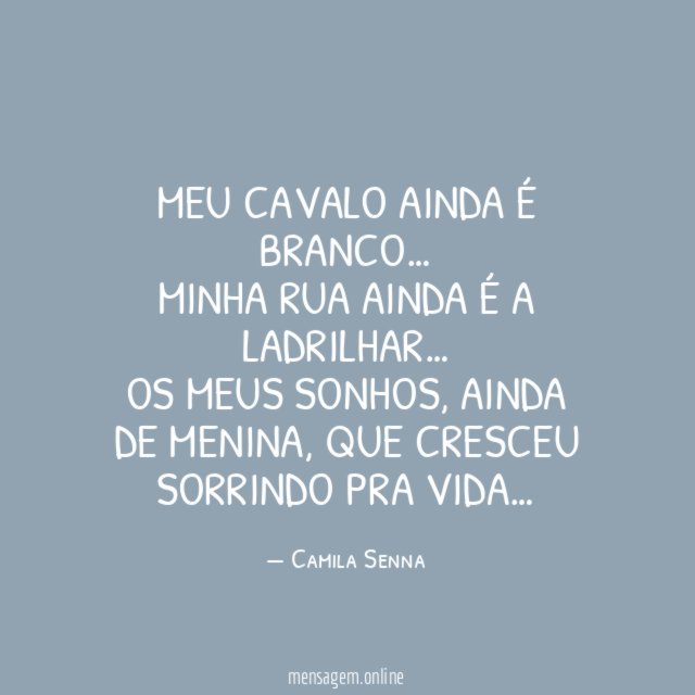 Meu Cavalo ainda é branco